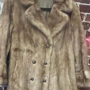 vintage mink fur coats for women Small